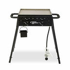 CSGDL0370 Horizon Series, Plains 2-Burner Portable Gas Griddle, Black