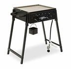 CSGDL0370 Horizon Series, Plains 2-Burner Portable Gas Griddle, Black