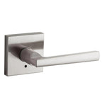 Montreal Square Satin Nickel Privacy Bed/Bath Door Lever