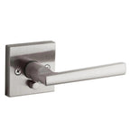 Montreal Square Satin Nickel Privacy Bed/Bath Door Lever