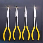 LFDHSF Screwdriver Set, Hand Tools 4Pcs 11 inch Bent Mechanic Equipment Hand Tool Set Extra Long Nose Pliers Straight