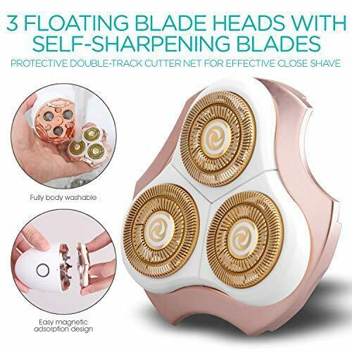 Electric Shaver Rotary  Hair Remover for Women's Leg, Face and Body