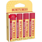 Burt's Bees Lip Balm, Moisturizing Lip Care, All Natural, Original Beeswax with Vitamin E &amp; Peppermint Oil (4 Pack)