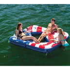 Inflatable 2 Person Float Bundled w/ Oasis Inflatable Giant 5 Person Raft