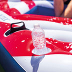 Inflatable 2 Person Float Bundled w/ Oasis Inflatable Giant 5 Person Raft
