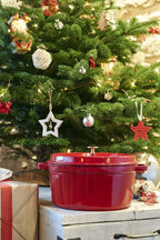 Staub Cast Iron 4-qt Round Cocotte - Cherry, Made in France
