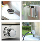 Double Layer Gas Pizza Ovens for Outside Portable Propane Pizza Oven Outdoor Gas