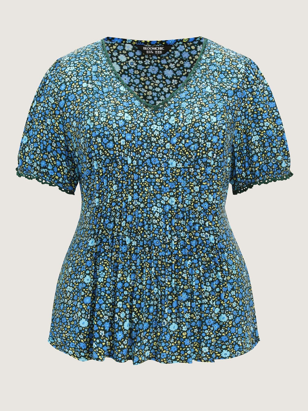 Supersoft Micro Floral Print Blouse