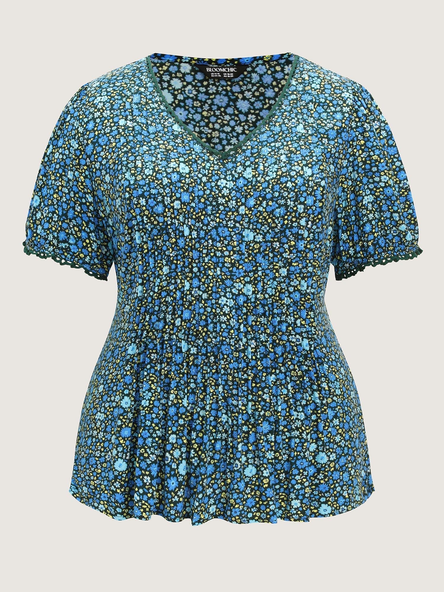 Supersoft Micro Floral Print Blouse