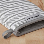 KitchenAid Albany Mini Cotton Oven Mitts with Silicone Grip, 5.5"x8", Grey 2 Count