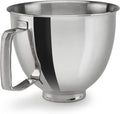 KitchenAid Polished Stainless Steel Bowl with Handle, Metallic