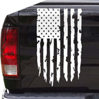 Show Your Patriotism with this American Flag Pickup Truck Car Sticker!