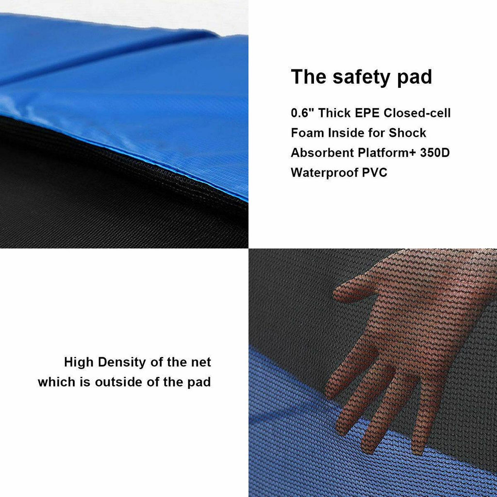 Gymax 16FT Trampoline Combo Bounce Jump Safety Enclosure Net