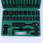 Nh1mio12 37PCS Pneumatic Socket Wrench set Ratchet Wrench Automobile Repair Tool Kit Torque Wrench Combination Hardware hand tools