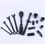 Nh1mio12 37PCS Pneumatic Socket Wrench set Ratchet Wrench Automobile Repair Tool Kit Torque Wrench Combination Hardware hand tools