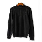 lace pachwork knitted sweater