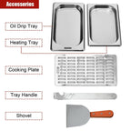 Propane Infrared Steak Grill Bbq  Steel Single Burner