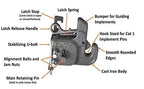 Category #1 Pat's Easy Chanwith Stabilizer Bar - Best  Hitch System On The Market – Flexible, Durable and Affordable - Comes w/ 4 Pair of Lynch Pin Washers