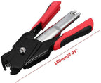 C.W.USJ Hand Tool Clips Hog Ring Manual C-Type Staple Feed Fence Fencing Nailer Pliers 2500pcs C-Type Household Tool