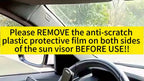 Sun Visor For Car, Universal Anti-Glare Polarized Car Visor Extension Sun Blocker, Protects From Stray Light,Snow Blindness And UV Rays