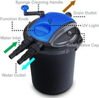 Koi Pond Filter Pressure Filter Aquarium up to 10000L Koi Pond Garden Water up to 2700GPH