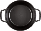 Staub Cast Iron 2.75-qt Round Cocotte - Matte Black, Made in France