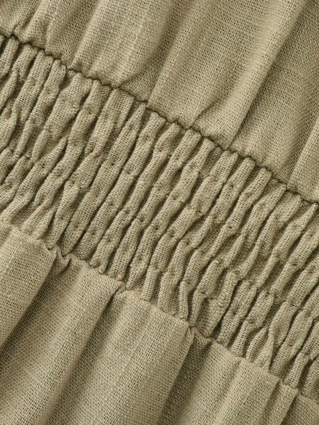 Cotton Linen Blend Sculpted Fit Tank Top