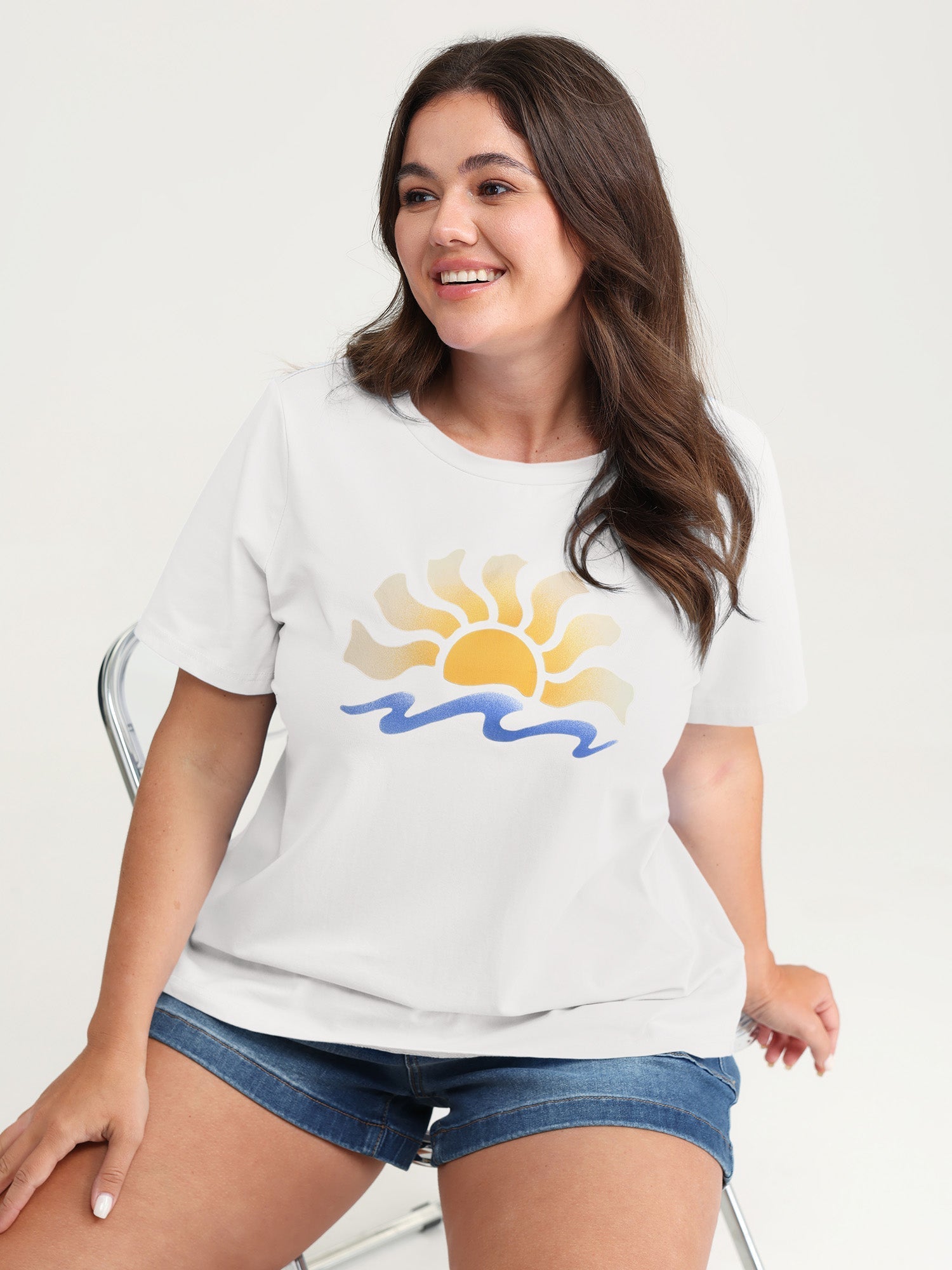 Cotton Sun Approved Crew Neck T-Shirt