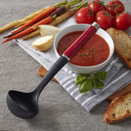 KitchenAid Gourmet Nylon Ladle, One Size, Red