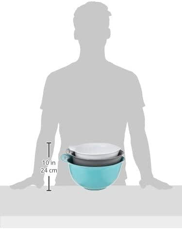 KitchenAid Universal Mixing Bowls, Set Of 3, Aqua sky