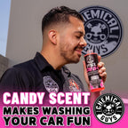 Chemical Guys CWS_402BK Car Wash Detailing Bucket, Mitt &amp; Accessories Bundle (6 Items) Featuring Mr. Pink Foaming Car Wash Soap, 128 fl oz (1 Gal) Works on Cars, Trucks, SUVs, RVs &amp; More
