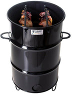 Steel Drum Vertical Smoker Pit Barrel Charcoal Basket Meat Hooks Rod Grill Grate