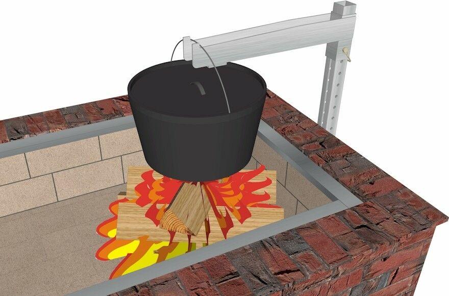 BrickBox- Cast Iron Pot Extension for Dutch Oven Coo& Dutch Oven Bread