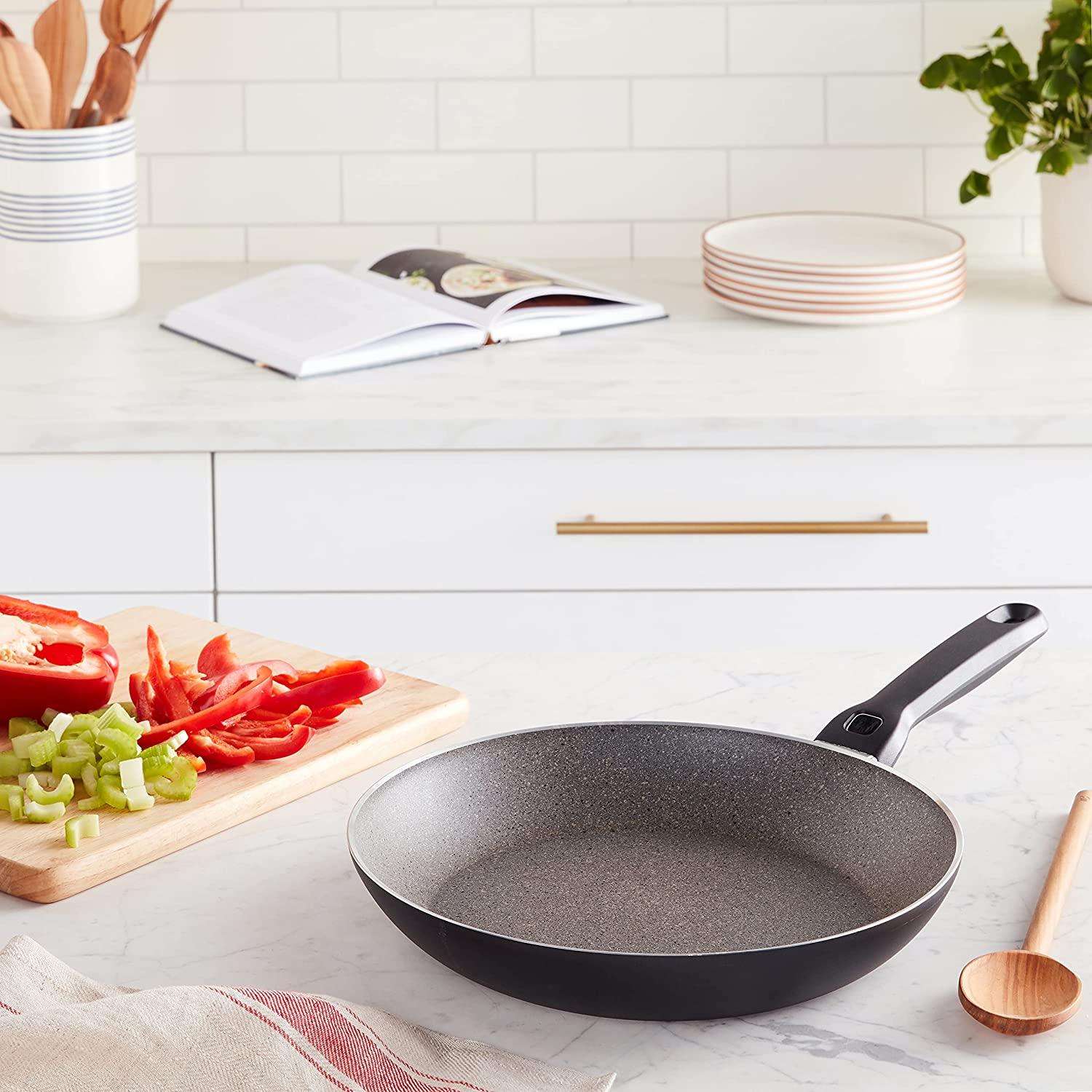 HENCKELS Tuscany Nonstick Fry Pan, 12-inch, Granite