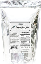 NuSci Pyridoxine HCl Vitamin B6 Pure Powder 1000g (1.0Kg, 2.2 lb)