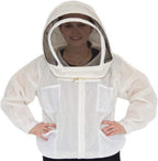 Ultra Breeze LarBeekeeping Jacket with Veil, 1-Unit, White