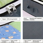 Simple Dustproof Zipper Organizer, Lightweight Underbed StoraBag, Versatile Container