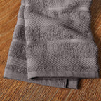 KitchenAid Albany Kitchen Towel Set, Set of 4, Charcoal Grey 4 Count