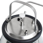 Enshey Electric MilMachine 25L 550W Argricultural Portable  Steel Farm Ewe MilMilker 1440rmp/min Single Bucket Piston Tank Container Barrel Set Kit for Cows Cattle or Sheep