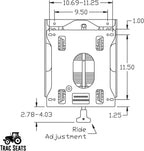TRAC SEATS Seat Suspension Kit for Bad Boy Zero Turn Mowers - Rebel, Maverick, Rogue, Outlaw, Avenger, Elite Models and More - SAME DAY - 1 Year Warranty