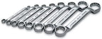 SK 86188 SuperKrome 8 Piece 12 Point Short and Deep 6-Millimeter to 20-Millimeter Offset Box End Wrench Set
