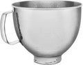 KitchenAid KSM5SSBHM Hammered Stainless Steel Stand Mixer Bowl, 5 quart