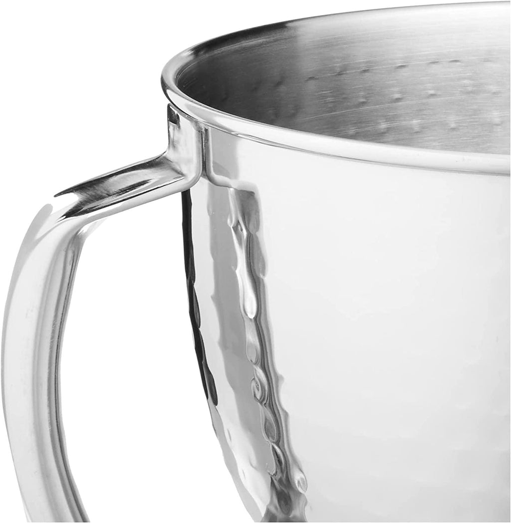 KitchenAid KSM5SSBHM Hammered Stainless Steel Stand Mixer Bowl, 5 quart