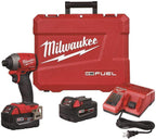 Milwaukee (MLW 2853-22) M18 Fuel 1/4IN Hex Impact Driver XC Kit & Klein Tools 66001 2-in-1 Impact Socket, Socket Wrench Sizes 3/4-Inch and 9/16-Inch Hex, 12-Point Deep Socket with 1/2-Inch Drive