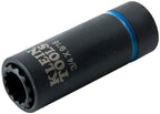 Milwaukee (MLW 2853-22) M18 Fuel 1/4IN Hex Impact Driver XC Kit & Klein Tools 66001 2-in-1 Impact Socket, Socket Wrench Sizes 3/4-Inch and 9/16-Inch Hex, 12-Point Deep Socket with 1/2-Inch Drive