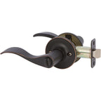 Callan Bennett Edged Oil Rubbed Bronze Bed/Bath Door Lever