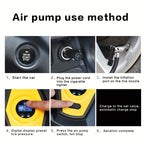 Car Tire Inflator Pump 12V Car Multifunctional Pump Small Sedan Car Portable Pump