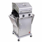 2-Burner Cabinet Style Liquid Propane Gas Grill  Steel Material