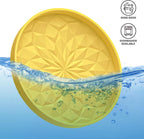 Car Cup Coaster [4 Pack] ME.FAN Silicone Car Coasters/Cup Mats - 2.75In Universal Non-Slip Recessed Car Interior Accessories - Car Cup Holder Insert Coasters Yellow