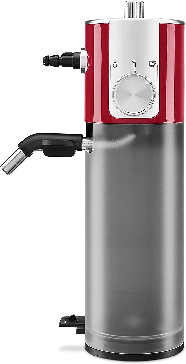 KitchenAid Automatic Milk Frother Metal Espresso, 17 oz, Empire Red